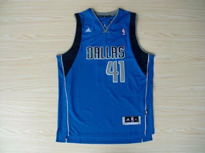 Maillot De Basket Dallas Mavericks Dirk Nowitzki 41 Tissus Sportif Fans Edition Bleu